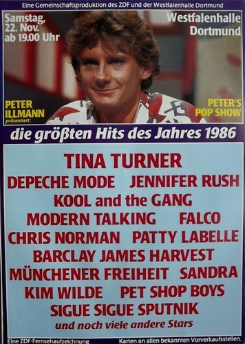 Pop show 1986 in concert - show,