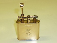 DUNHILL "UNIQUE" LIGHTER - SOLID 9 KARAT/375 GOLD - PAT. 143752 - ENGLAND - RARE