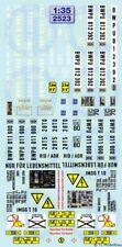 2523 - Decals Bundeswehr »Container-Beschriftungen« 1:35