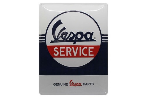 Relief blechschild vespa - relief-blechschild, "vespa