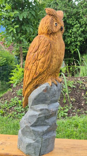Eule uhu holz - eule,