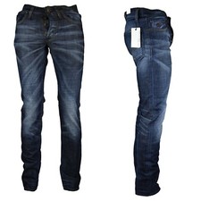Jeans Herren Energie Slim Fit Hosen Mit Geradem Bein Eng W29 42 Niedrige Taille