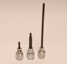 Innensechskanteinsatz/Steck-Nuss f. Innen-6-kantschrauben 1/2" Antrieb   Auswahl