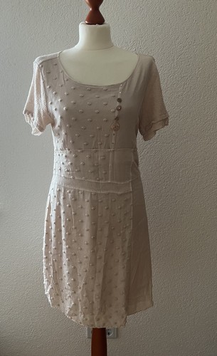 Kleid beige creme - kleid, 38