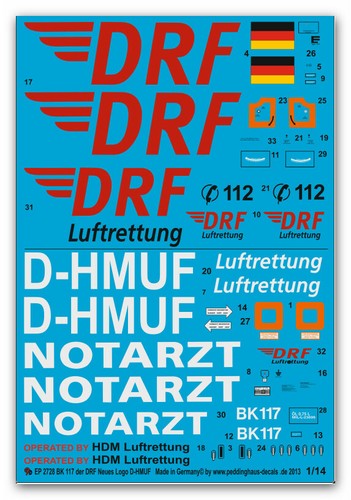 Peddinghaus decals 2728 - 1/14,