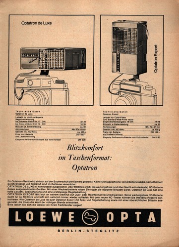 Loewe opta werbeanzeige - opta,