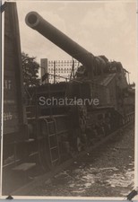 Foto, Eisenbahngeschütz der