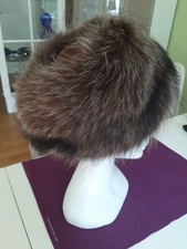Fuchs Pelz Mütze Echt Fell Kappe Pelzmütze Fellmütze Real Fox Pelt