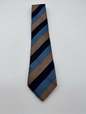 Schöne Trevira Waschbar Formbeständig Herren Krawatte  Blau Binder Schlips