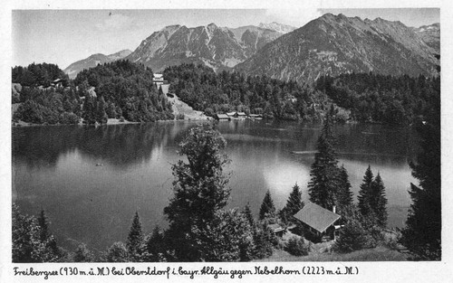 Ansichtskarte oberstdorf - ansichtskarte,