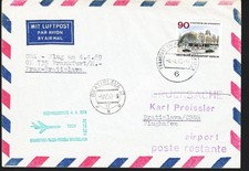 CSA 1969  "Frankfurt - (Prag) - Bratislava"  Erstflug  - TU-124, OK 735 !!