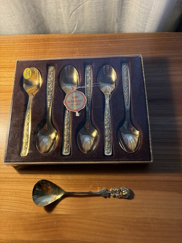 Vintage mokkalöffel set - vintage,