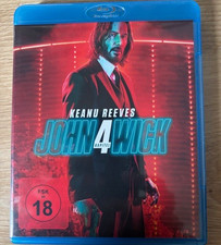 John Wick 4 (Keanu Reeves) Blu-Ray. FSK 18, wie NEU!!!