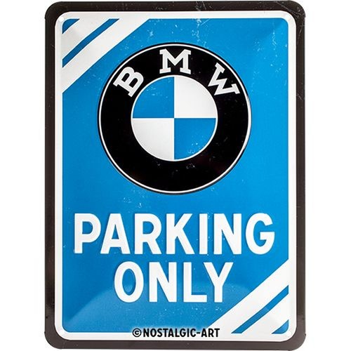 Relief blechschild bmw - relief-blechschild, "bmw