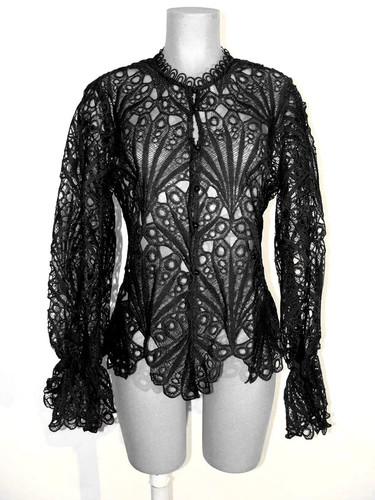Romantische spitzenbluse - romantische,