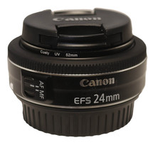 Canon Lens EF-S 24mm f/2.8 STM Pancake Objektiv - Top Zustand