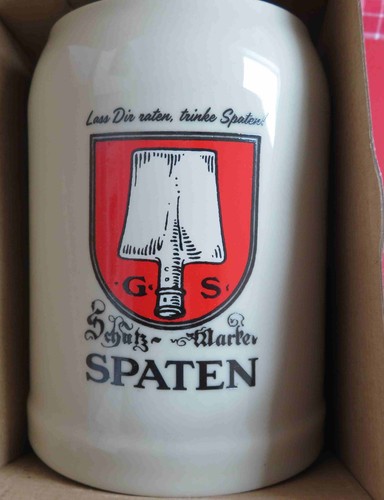 Bierkrug ton spaten - ton,