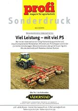 Väderstad Carrier Walzenkombination, orig. Sonderdruck aus profi 12/2001