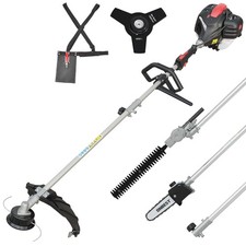 Benzin Motorsense Hochentaster Heckenschere 1,9 PS 52cm³ Multitool ID 6879