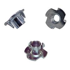 Einschlagmuttern M4 M5 M6 M8 M10 | Profi Einschlagmutter DIN 6930 Stahl VZ