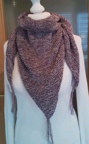 Tuch dreieck strick handmade - tuch,