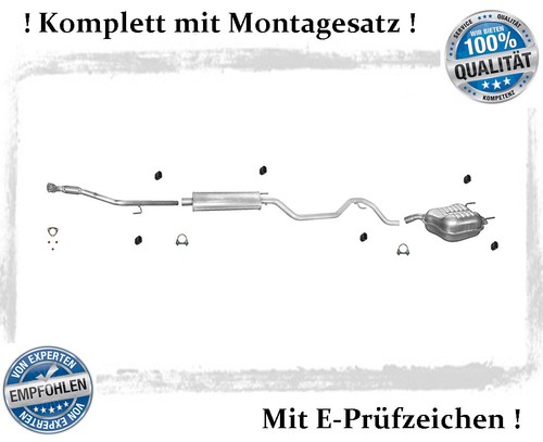 Auspuffanlage opel vectra - vectra, c