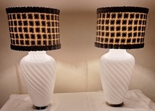 Paar vintage Tischlampen 80er