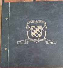 Bayern Brief Marken Borek Vordruck mit Klemmtaschen