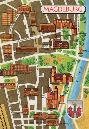 Alte ansichtskarte magdeburg - alte,