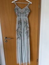 MAYA DELUXE Abendkleid / Damen / Hellblau / Größe: S / Paletten / Ballkleid