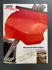 Hanomag Henschel Transporter Oldtimer Hannover 1970 Vintage Ad Werbung Reklame M
