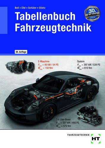 Tabellenbuch fahrzeugtechnik - tabellenbuch,