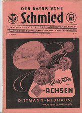 Der Bayerische Schmied, 1958, Deutz, Lanz, Holder, Prospekt, Traktor