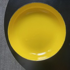 TORBEN ORSKOV Schale KRENIT Herbert Krenchel 19,0 cm gelb Emaille 60er