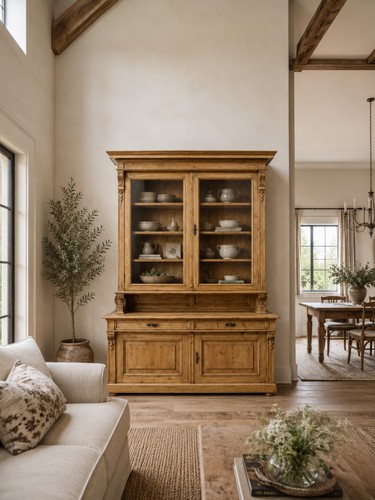 Großer antiker buffetschrank - großer,