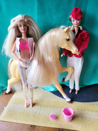 Mattel barbie reiterin - reiterin, set