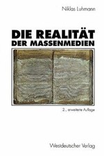 Die Realität der Massenmedien von Luhmann, Niklas | Buch | Zustand gut