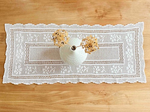 Spitzen tischdecke vintage - spitzen,