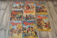 8x Flammender Speer Der große Häuptling Westerncomics Bastei