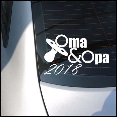 Autoaufkleber oma opa - autoaufkleber,
