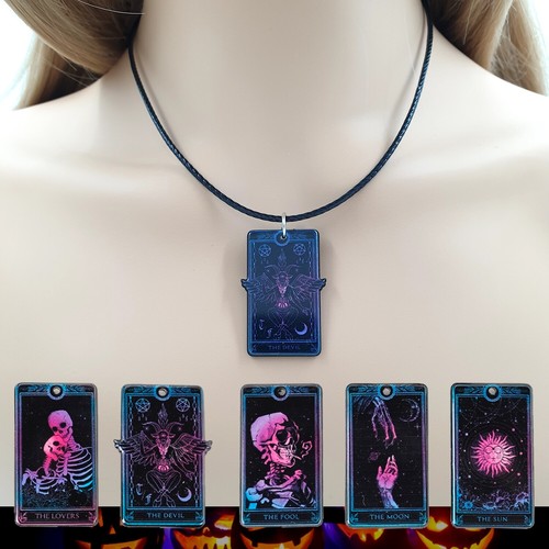 Gothic schwarz tarot karte - schwarz,