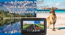 GPS 5" TomTom Navi mit Australien und Neuseeland Karten von 2025 TOP für Urlaub