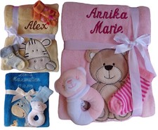 Babydecke mit namen bestickt - babydecke, +
