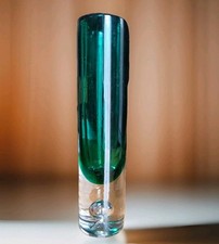 Vase Grün Schmal Ca 21 Cm