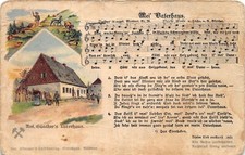 AK Liederpostkarte Anton Günther Nr. 18. Mei Vaterhaus