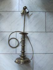 Schwere Art Deco  Bauhaus Messing Leuchte Tischlampe Tischleuchte -funktioniert