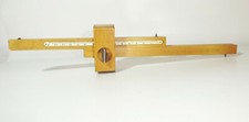 Altes Zapfenstreichmaß bis 15 cm Holz Meßschieber Meßlehre Anreißer Ulmia Ott