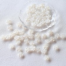 Perlen Ahorn Blüten Rund Schmuck Bastelzubehör 490 Stück 12mm