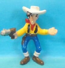 Lucky Luke mit Colt + angegossenem weißem Strohhalm Guss-Muster-Figur