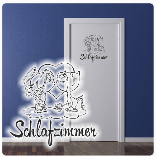 Türaufkleber schlafzimmer - türaufkleber,